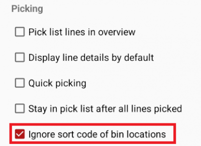 Option in the COBI.wms app settings Option in the COBI.wms app settings